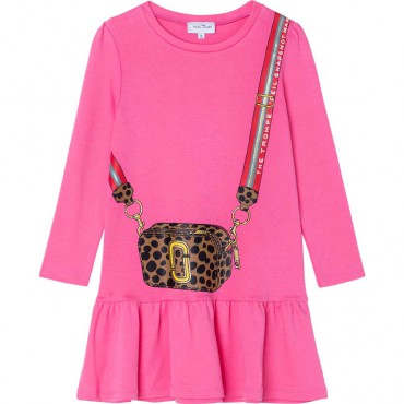 Różowa sukienka dla dziewczynki Marc Jacobs 004606