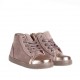 Złote, ocieplone trampki dla dziewczynki Armani Junior Z3530 - ekskluzywne buty dla dzieci - sklep internetowy euroyoung.pl