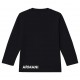 Czarna koszulka dla chłopca Emporio Armani 004627 - markowa odzież dziecięca - sklep internetowy euroyoung.pl