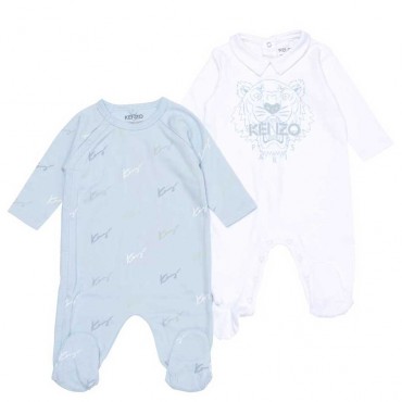 Pajacyki niemowlęce dla chłopca Kenzo 004634 - ekskluzywne ubranka dla noworodków - sklep internetowy euroyoung.pl