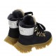 Masywne botki dla dziewczynki Monnalisa 004650 - buty na futrze  dla dzieci - sklep internetowy euroyoung.pl
