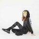 Czarne legginsy dla dziewczyny DKNY 004664 - ekskluzywne ubrania dla nastolatek - sklep internetiwy euroyoung.pl
