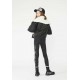 Czarne legginsy dla dziewczyny DKNY 004664 - markowe ubrania dla nastolatek - sklep internetiwy euroyoung.pl