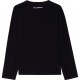 Czarna bluzka dziewczęca Karl Lagerfeld 004673 - modne ubrania dziecięce i młodzieżowe - sklep online euroyoung.pl