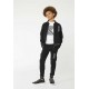 Czarne spodnie dla chłopca Karl Lagerfeld 004676 - oryginalne ubrania dla dzieci i nastolatków - sklep online euroyoung.pl