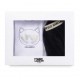 Komplet niemowlęcy dla dziewczynki Karl Lagerfeld 004680 - ubranka na prezent dla niemowląt i małych dzieci - sklep internetowy 