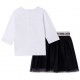 Komplet niemowlęcy dla dziewczynki Karl Lagerfeld 004680 - designerskie ubranka dla niemowląt i małych dzieci - sklep internetow