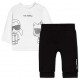 Komplet niemowlęcy dla chłopca Lagerfeld 004681 - ubranka dla noworodków i niemowląt - sklep internetowy