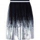 Srebrna spódnica dla dziewczynki DKNY 004740 - stylowe ubrania dla dziewczynek - sklep internetowy euroyoung.pl