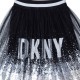 Srebrna spódnica dla dziewczynki DKNY 004740 - markowe ubrania dla dziewczynek - sklep internetowy euroyoung.pl