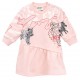 Różowa sukienka niemowlęca Kenzo 004743 - ekskluzywne sukieneczki dla małych dziewczynek - sklep internetowy euroyoung.pl
