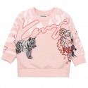 Różowa bluza niemowlęca z nadrukami Kenzo 004744