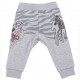 Szare spodnie niemowlęce z nadrukiem Kenzo 004748 - oryginalne ubrania dla niemowląt - sklep internetowy euroyoung.pl