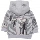 Szara bluza niemowlęca z nadrukiem Kenzo 004749 - oryginalne ubranka dla niemowląt i małych dzieci - sklep internetowy euroyoung