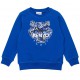 Niebieska bluza chłopięca z tygrysem Kenzo 004758 - ekskluzywne bluzy dziecięce i młodzieżowe - sklep online euroyoung.pl