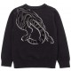 Grafitowy sweter chłopięcy z tygrysem Kenzo 004809 - modne bluzy i swetry dla dzieci i młodzieży - sklep odzieżowy euroyoung.pl