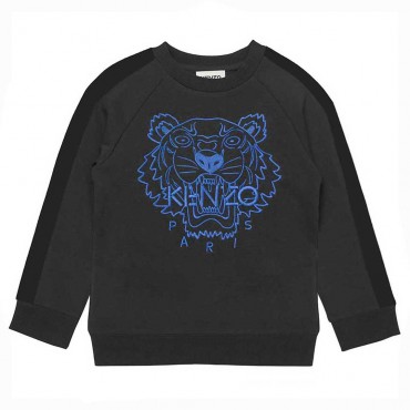 Grafitowa bluza dla chłopca Tiger Kenzo 004810