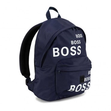Granatowy plecak dla dziecka Hugo Boss 004818 - ekskluzywne plecaki szkolne i torby sportowe - sklep internetowy euroyoung.pl