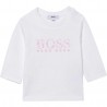 Biała koszulka niemowlęca Hugo Boss 004829