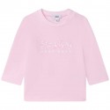 Różowa koszulka niemowlęca Hugo Boss 004830