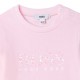 Różowa koszulka niemowlęca Hugo Boss 004830 - markowa odzież dla niemowląt i małych dzieci - sklep