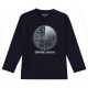 Granatowa koszulka chłopięca Emporio Armani 004843 - ekskluzywne ubrania dla dzieci i młodzieży - internetowy sklep odzieżowy eu