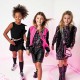 Szorty dziewczęce z ekoskóry Twin Set 004856 - luksusowe ubrania dla dziewczynki - sklep z odzieżą dziecięcą euroyoung.pl