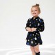 Koszulowa sukienka dla dziewczynki Twin Set 004862 - stylowa odzież dziewczęca - sklep online euroyoung.pl