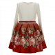 Wizytowa sukienka dla dziewczynki Monnalisa 004867 - oryginalne ubrania dla dziewczynek - internetowy sklep z odzieżą dziecięcą