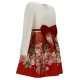 Wizytowa sukienka dla dziewczynki Monnalisa 004867 - wizytowe ubrania dla dziewczynek - internetowy sklep z odzieżą dziecięcą