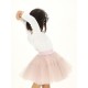 Tiulowa spódniczka dziewczęca Monnalisa 004871 - odzież w różu dla dzieci - sklep internetowy