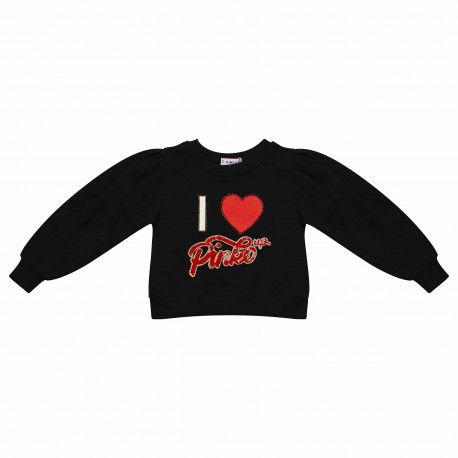 Bawełniana bluza dla dziewczynki Pinko Up 004885 - sklep z ekskluzywnymi ubraniami dla dzieci euroyoung.pl