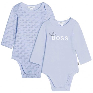2 body niemowlęce dla chłopca Hugo Boss 004897 - ubranka dla noworodków