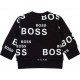 Logowana bluza niemowlęca dla chłopca Hugo Boss 004899 - designerskie ubranka dla noworodków i niemowląt