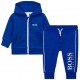 Niebieski dres niemowlęcy dla chłopca Hugo Boss 00490, J08055_829 - ekskluzywne ubranka dla niemowląt - sklep online