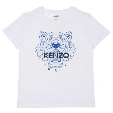 T-shirt chłopięcy z tygrysem Kenzo 004923