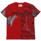 Ekologiczna koszulka chłopięca Kenzo 004925 - ekskluzywne ubrania dla dzieci z bawełny organicznej - sklep euroyoung.pl