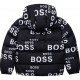 Puchowa kurtka dla chłopca Hugo Boss 004935 - designerskie, ciepłe kurtki dla dzieci - internetowy sklep euroyoung.pl
