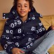 Puchowa kurtka dla chłopca Hugo Boss 004935 - stylowe, ciepłe kurtki dla dzieci - internetowy sklep euroyoung.pl