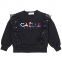 Czarna bluza dla dziewczynki Gaelle 004948