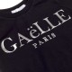 Czarna koszulka dziewczęca z logo Gaelle 004955 - sklep internetowy z markowymi ubraniami dla dzieci - gaelle polska