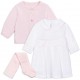 Zestaw niemowlęcy dla dziewczynki Hugo Boss 004971 - ekskluzywne ubranka dla niemowląt na prezent - sklep eurououng.pl