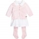 Zestaw niemowlęcy dla dziewczynki Hugo Boss 004971 - stylowe ubranka dla niemowląt na prezent - sklep eurououng.pl