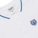 Biała koszulka polo dla chłopca Kenzo 004972 - ekskluzywne ubrania dla dzieci Kenzo - sklep euroyoung.pl