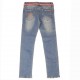 Spodnie dziewczęce z paskiem Monnalisa 004986 -markowe  jeansy dla dziewczynek