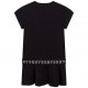 Czarna sukienka dla dziewczynki DKNY 005058 - designerskie sukienki dla dzieci i nastolatek