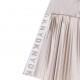 Złote plisowane szorty dla dziewczynki DKNY 005062 - modne krótkie spodenki i szorty dla dziewczynek