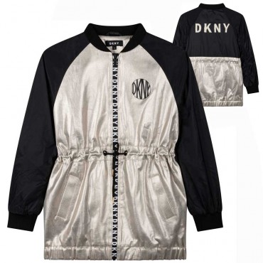Wiosenna kurtka dla dziewczynki DKNY 005068 - ekskluzywne kurtki przejściowe dla dziewczynek