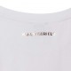 Biały t-shirt dziewczęcy Karl Lagerfeld 005082 - D - ubranka dla dzieci