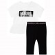 Komplet niemowlęcy dla dziewczynki Karl Lagerfeld 005096 - A - ubranka dla niemowląt